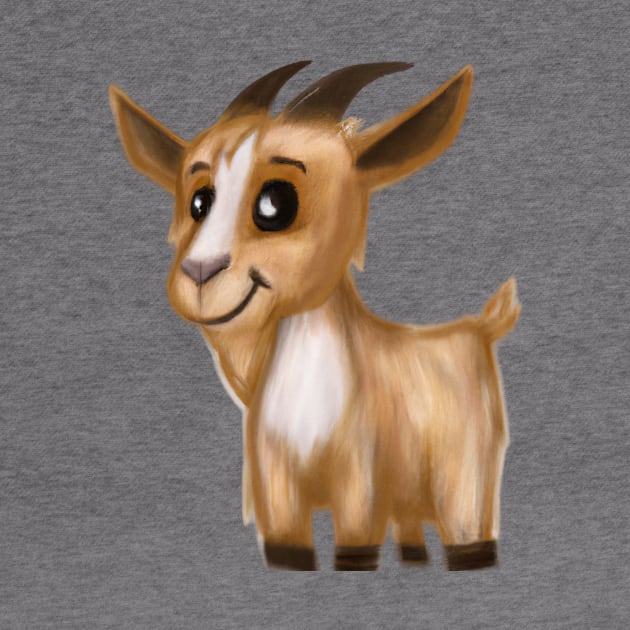 Cute Goat Drawing by Play Zoo